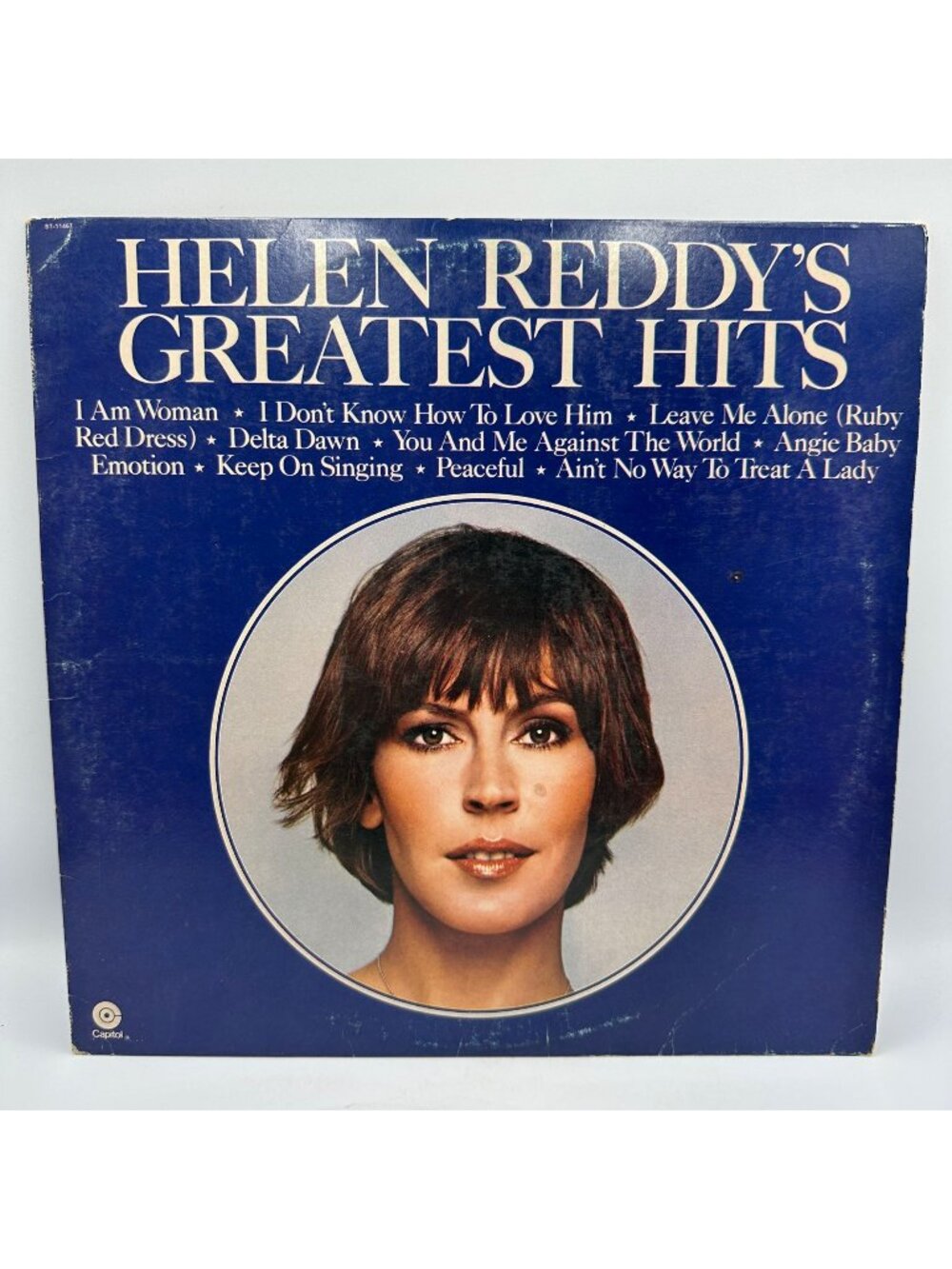 Helen Reddys Greatest Hits LP Record 1975 Capitol 33 RPM Pop Female Vocals